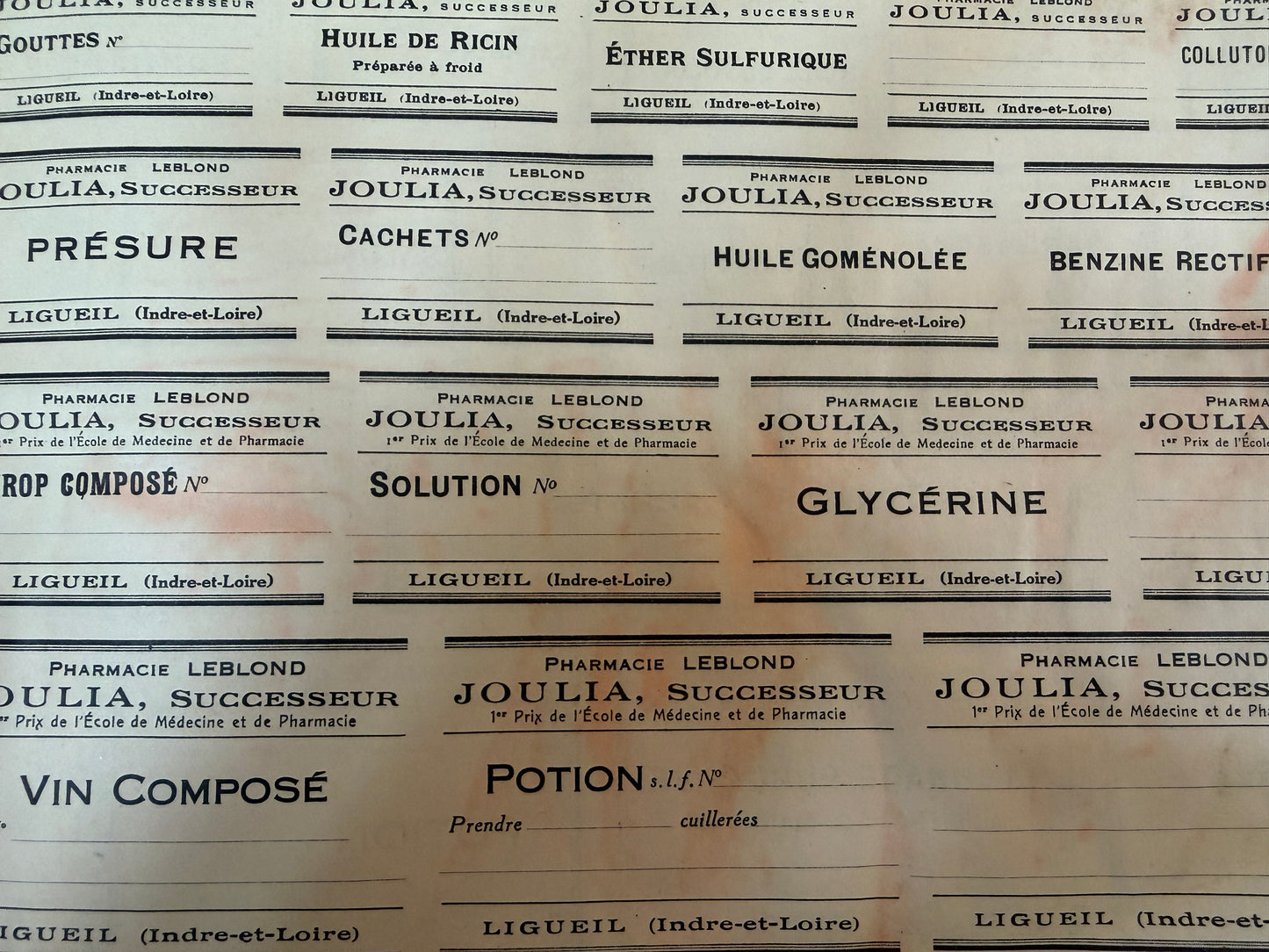 Antico catalogo per farmacisti, preparati galenici e medici; ca 1895-1915