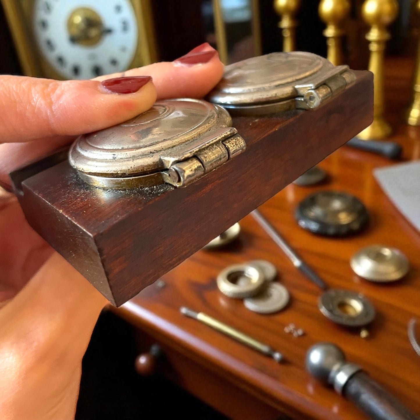 Oliera da banco orologiaio, ca anni 30