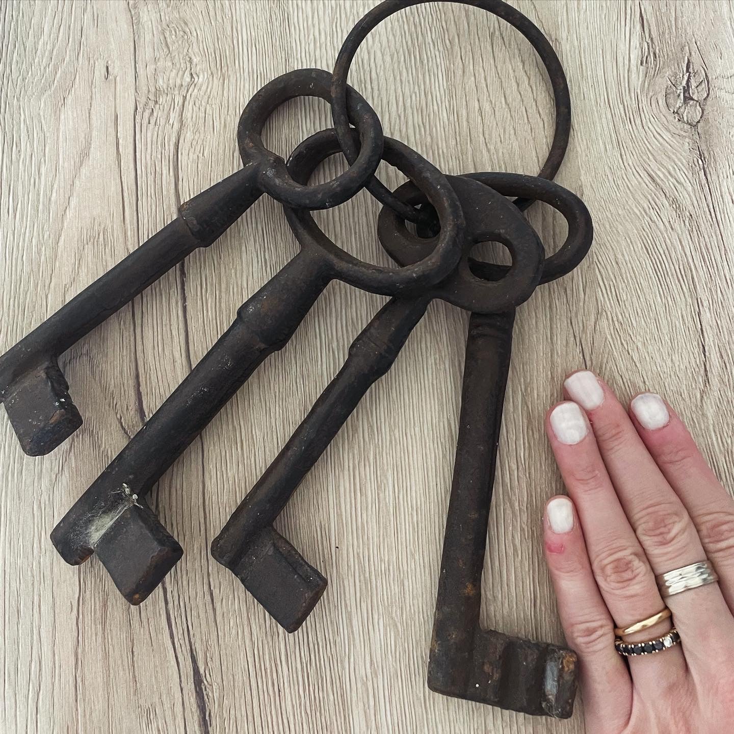 Bunch of large decorative keys