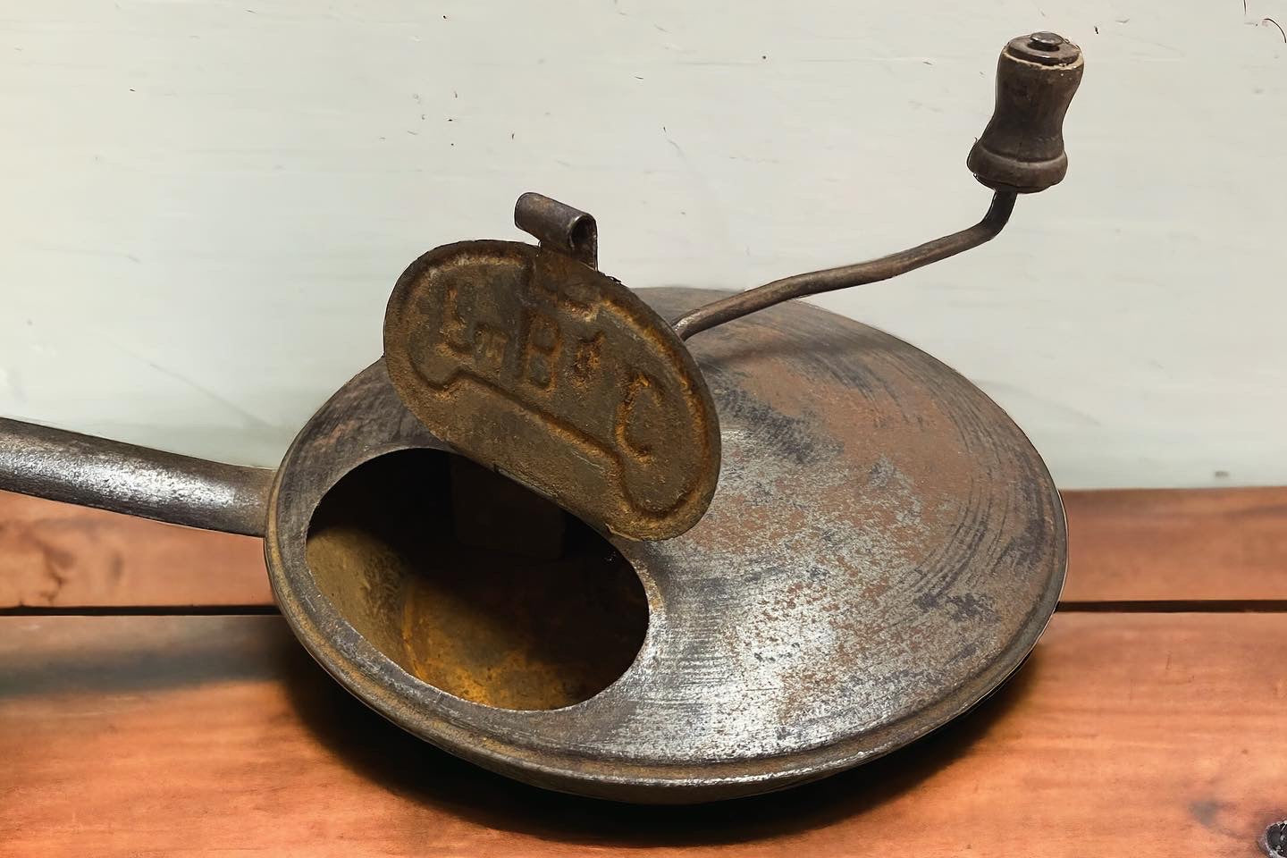 Antique coffee roaster from the 1920s