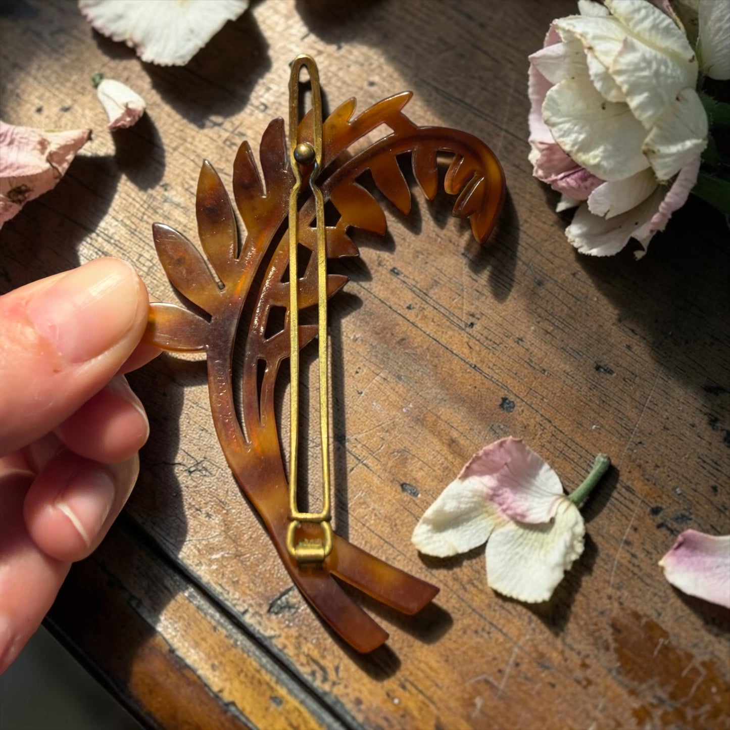 Fermaglio per capelli e acconciature della Maison Auguste Bonaz, anni ‘40 ca