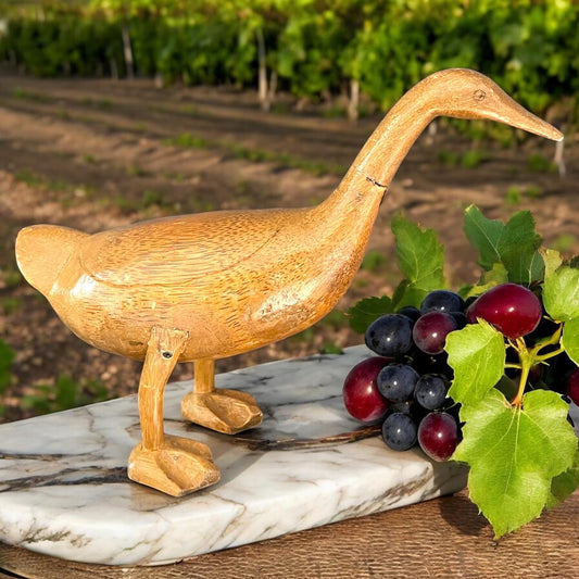 Old wooden duck