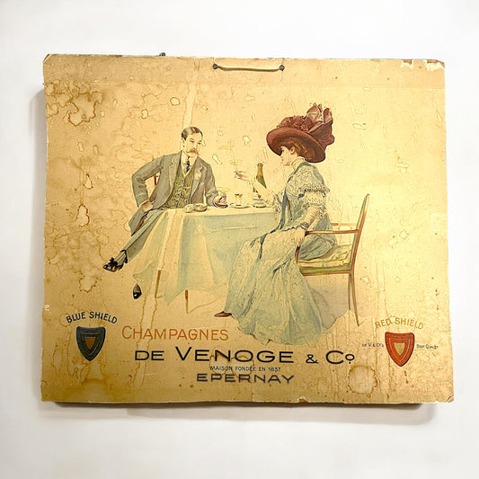 Advertising sign 1900 Champagne