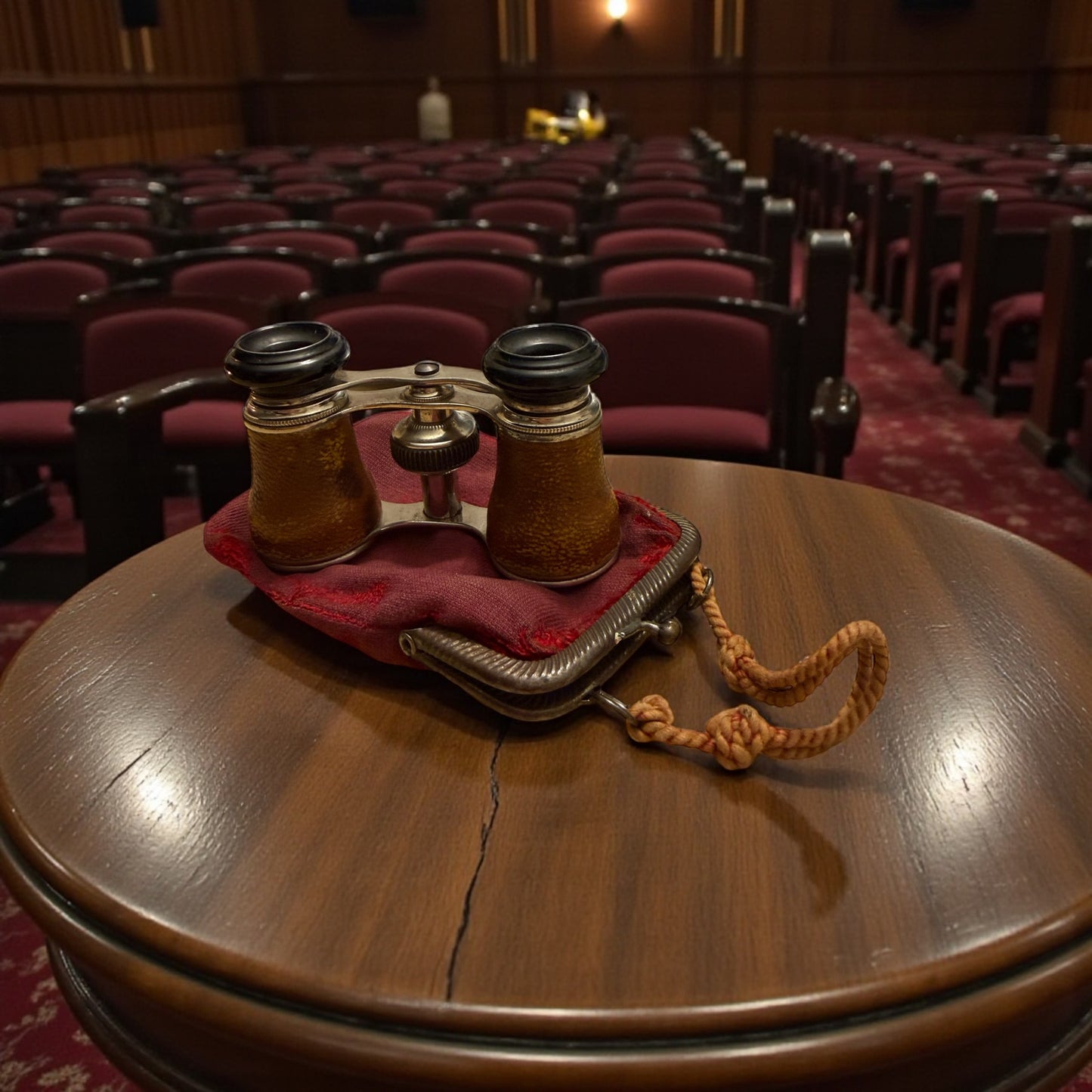 Antico binocolo da opera fine ‘800 primo ‘900 con custodia originale