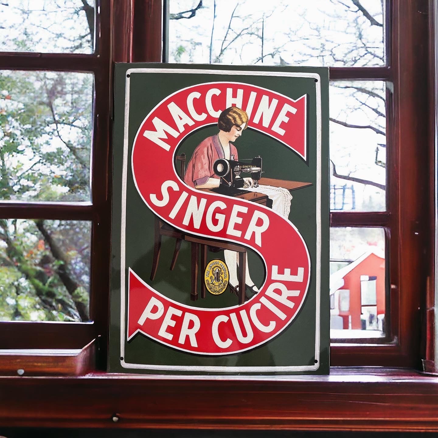 Singer Sewing Machine Sign