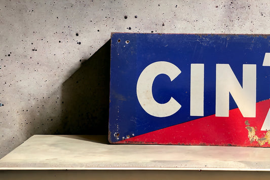 Vintage Cinzano Sheet Metal