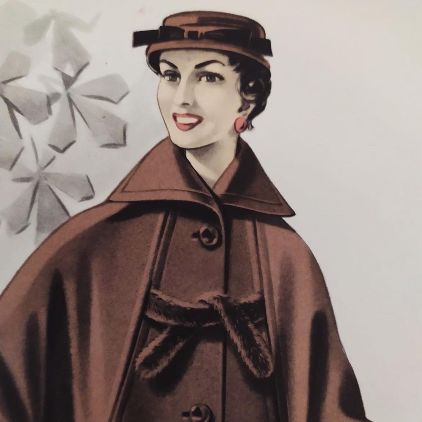 Antichi bozzetti di moda anni 40