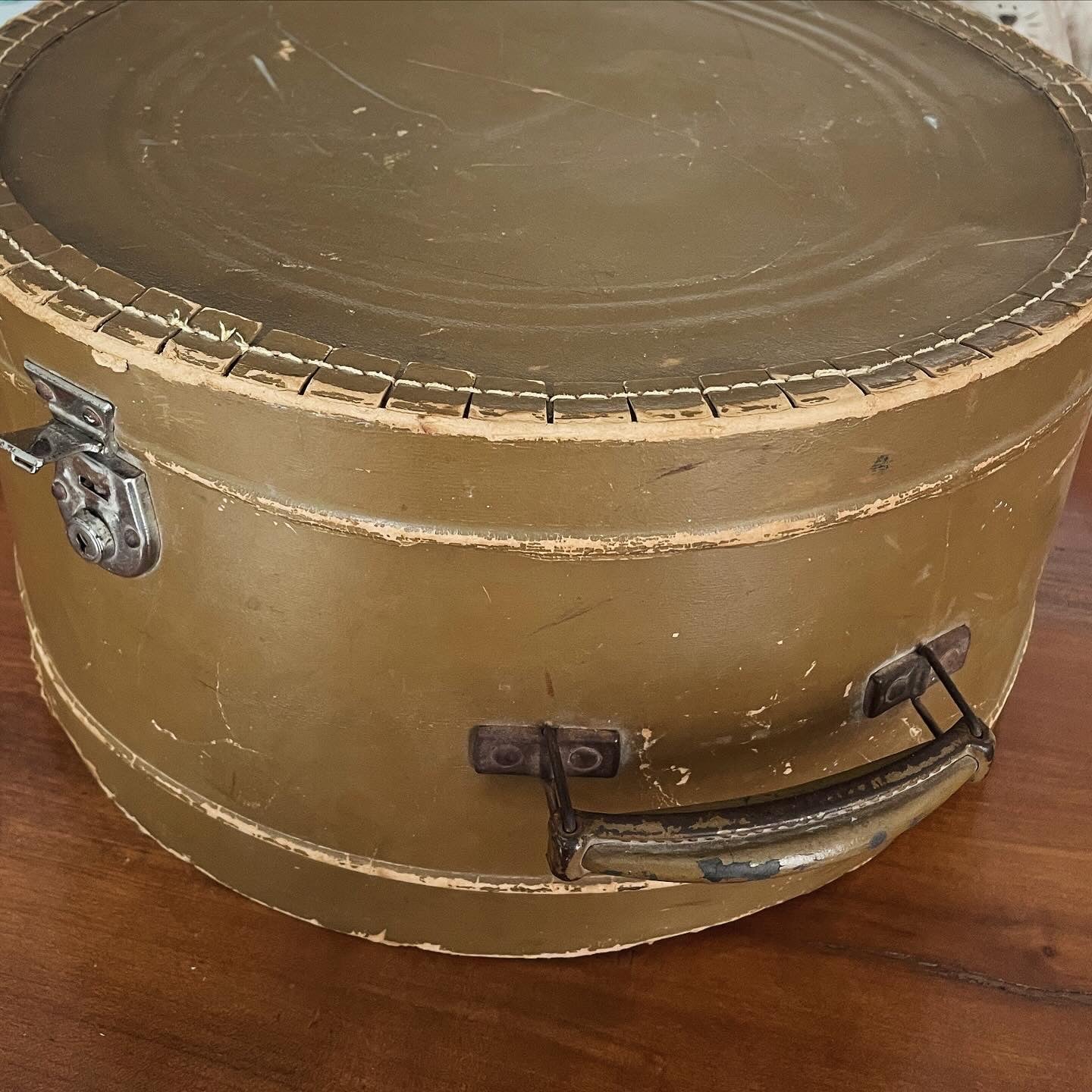 Large cardboard travel hat box