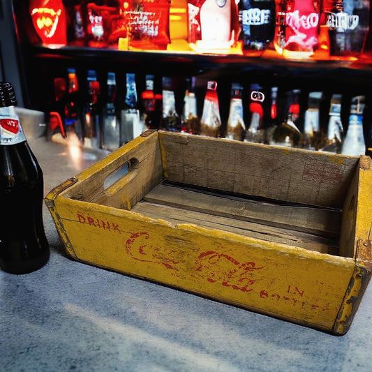 Old Coca Cola crate from the 60s