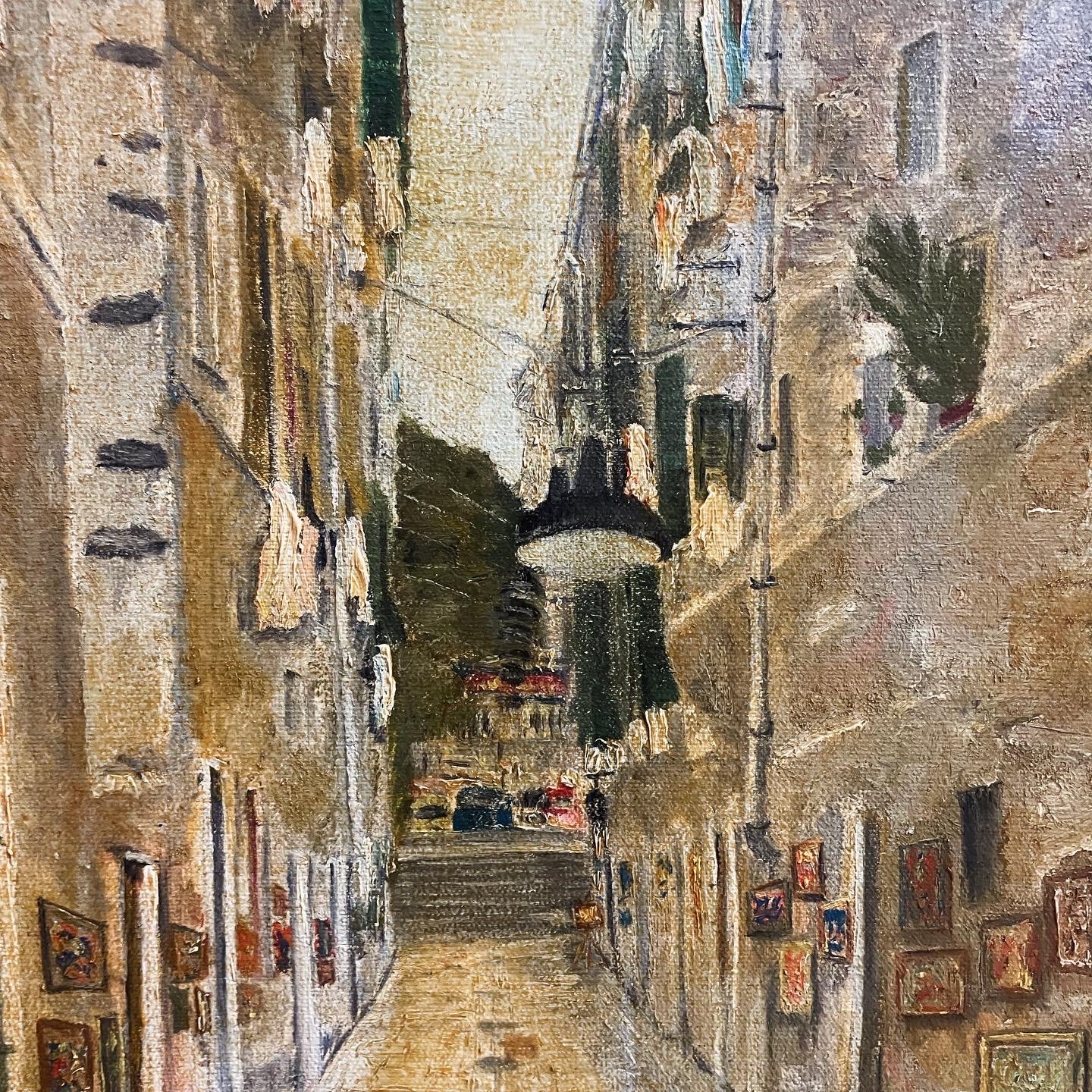 Franzitto oil on canvas 1975 old city