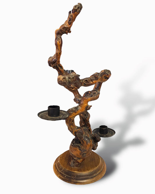 Candelabro antico tralcio di vite, anni ‘50-‘70