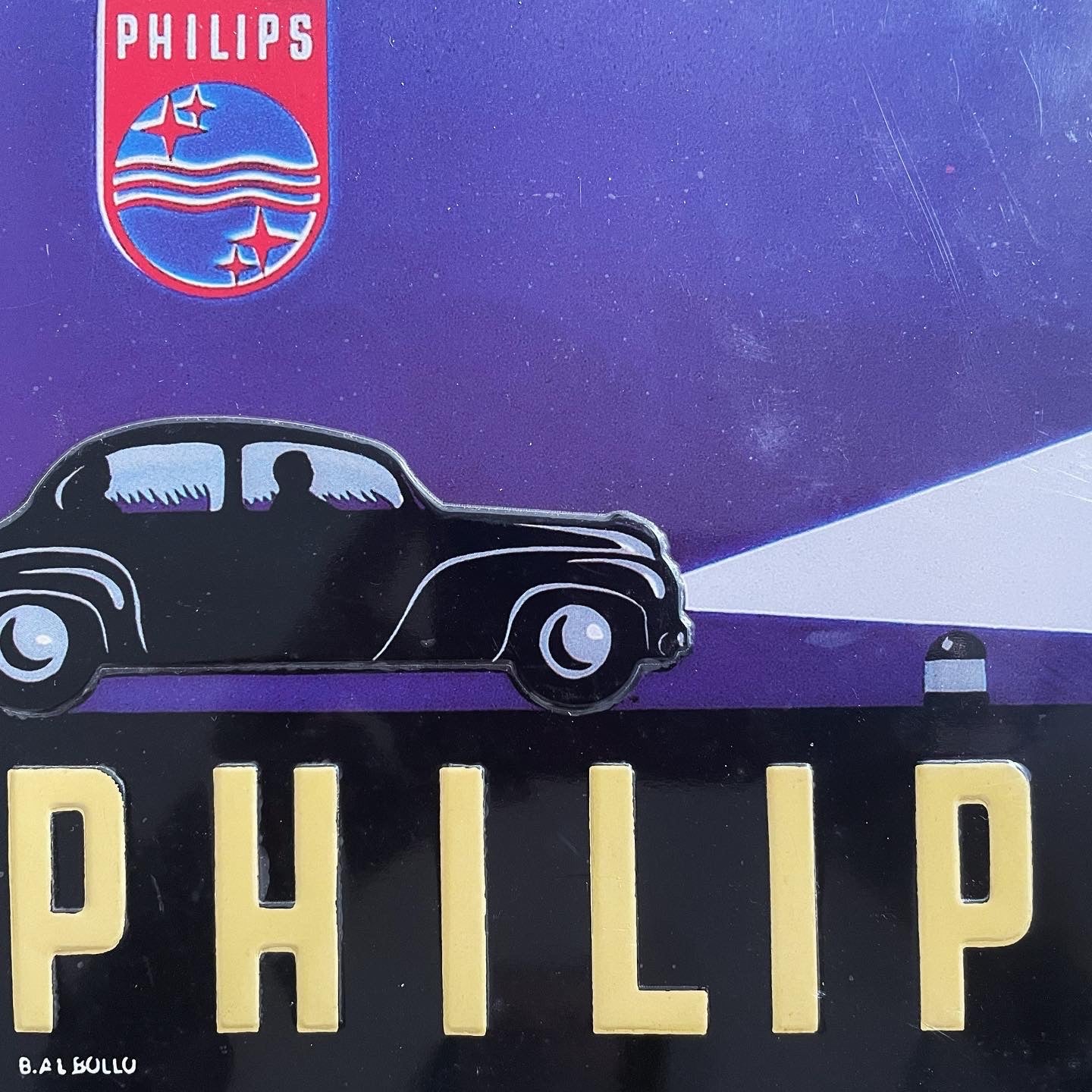 Insegna Philips lampadine per auto