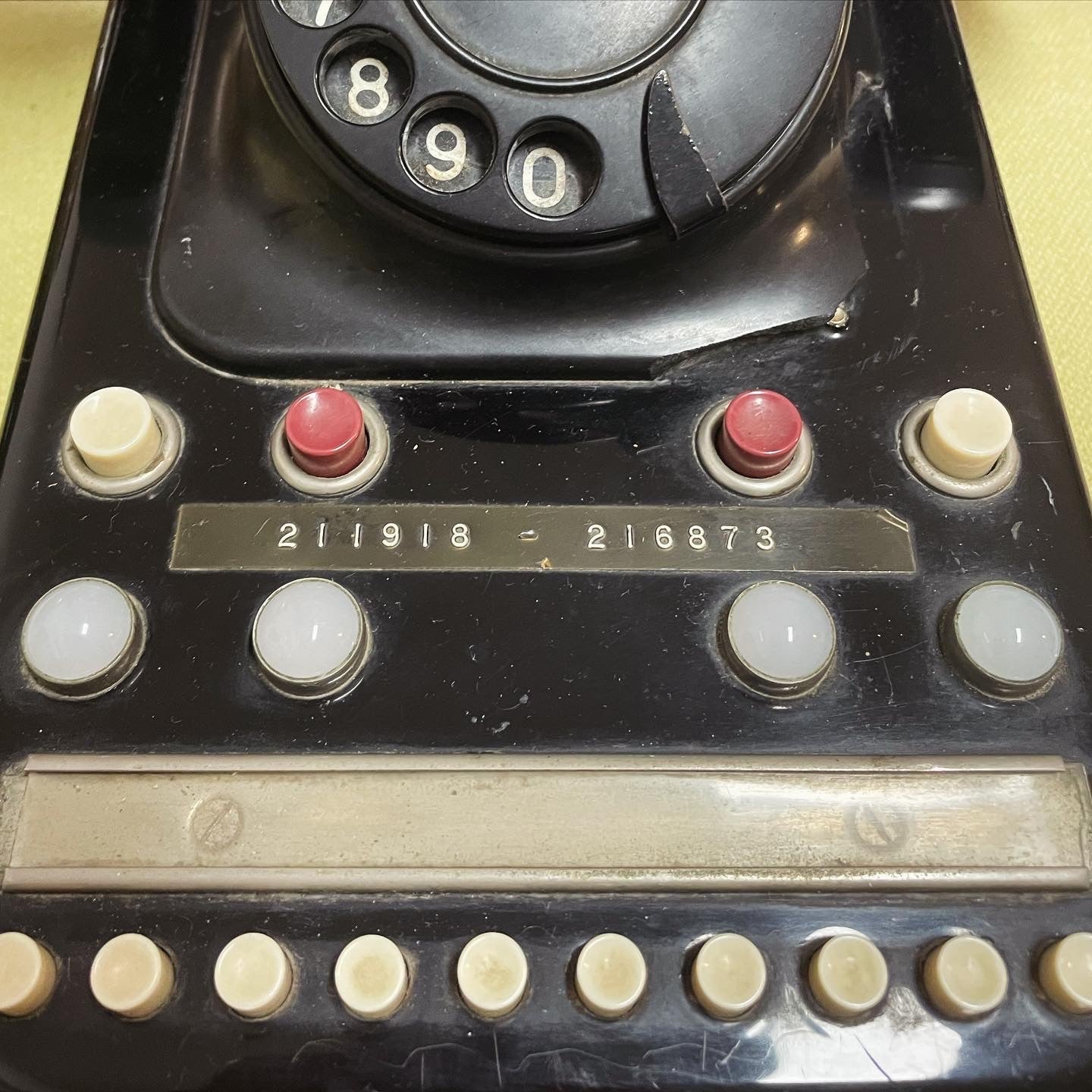 Switchboard telephone end of year 40