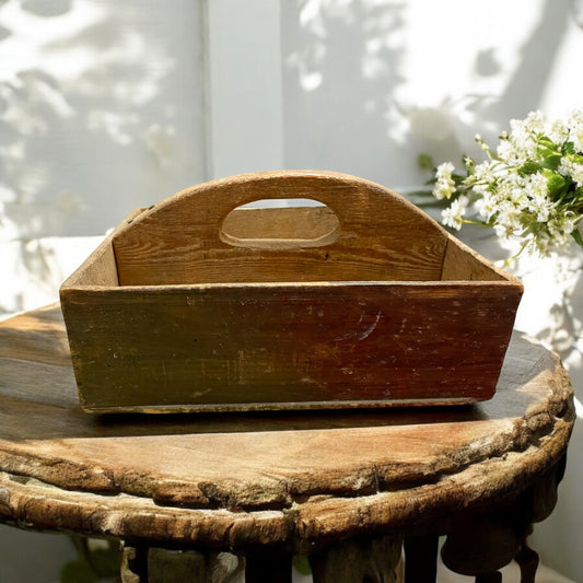 Antica cassetta da attrezzi calzolaio 1900