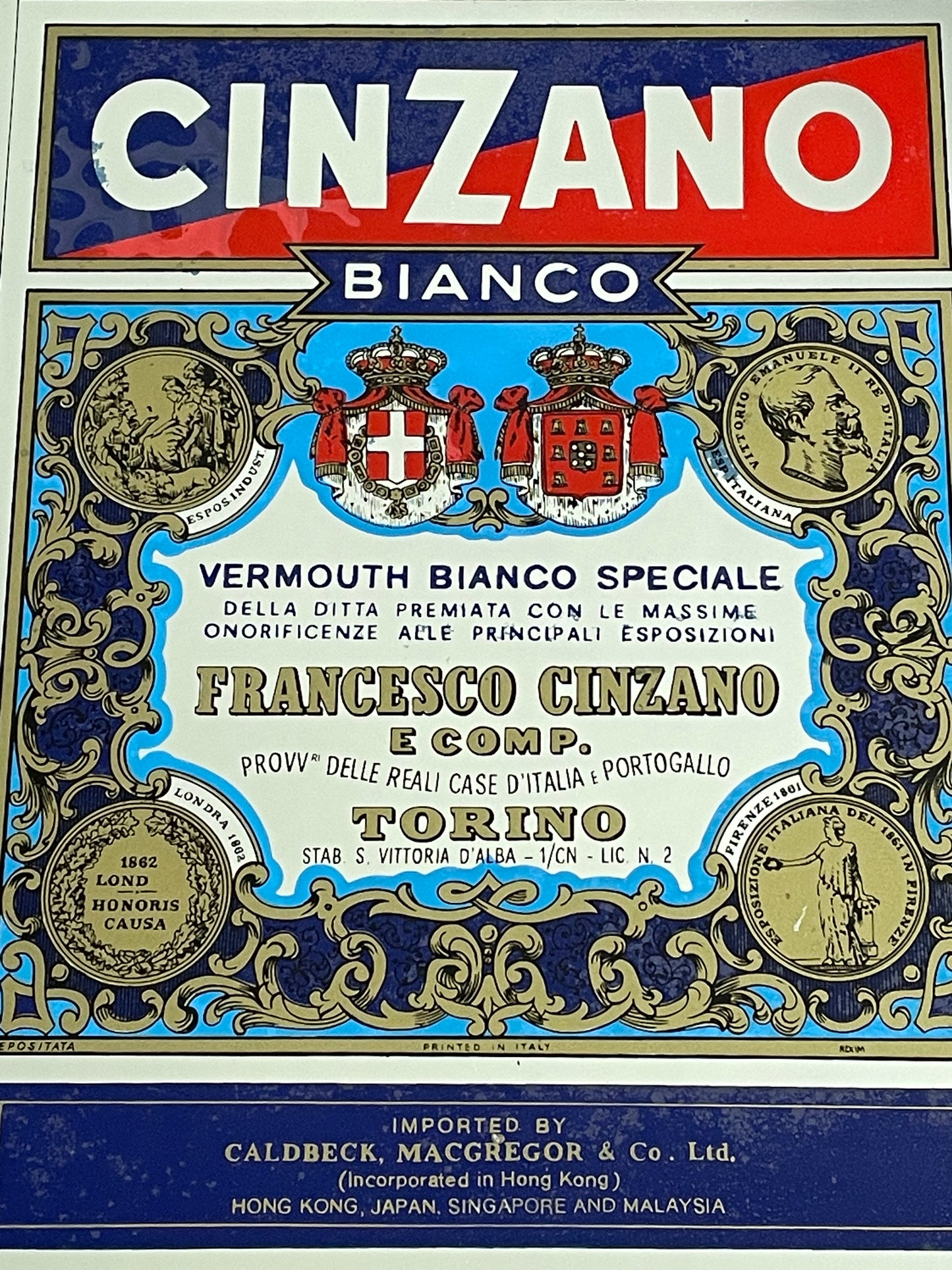 Specchio Cinzano Anni 70