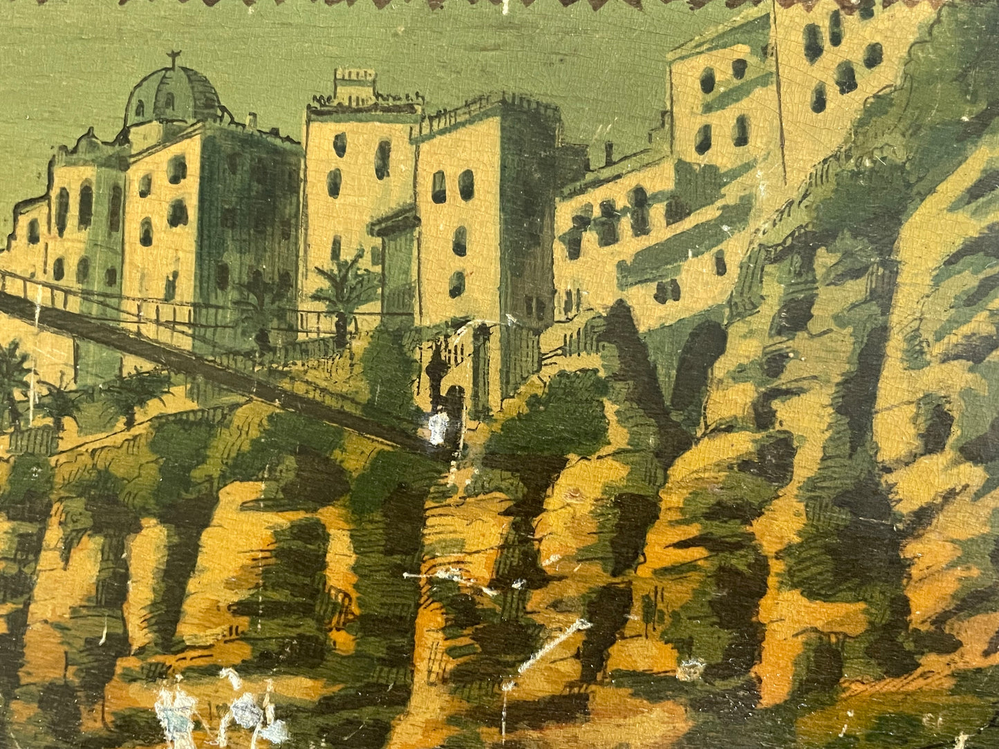 Antico cofanetto porta gioie con il ponte di Costantina, anni ‘30