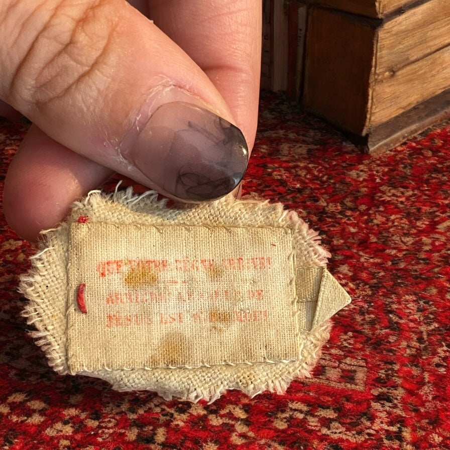 Scapolare devozionale sacro fine ‘800 francese