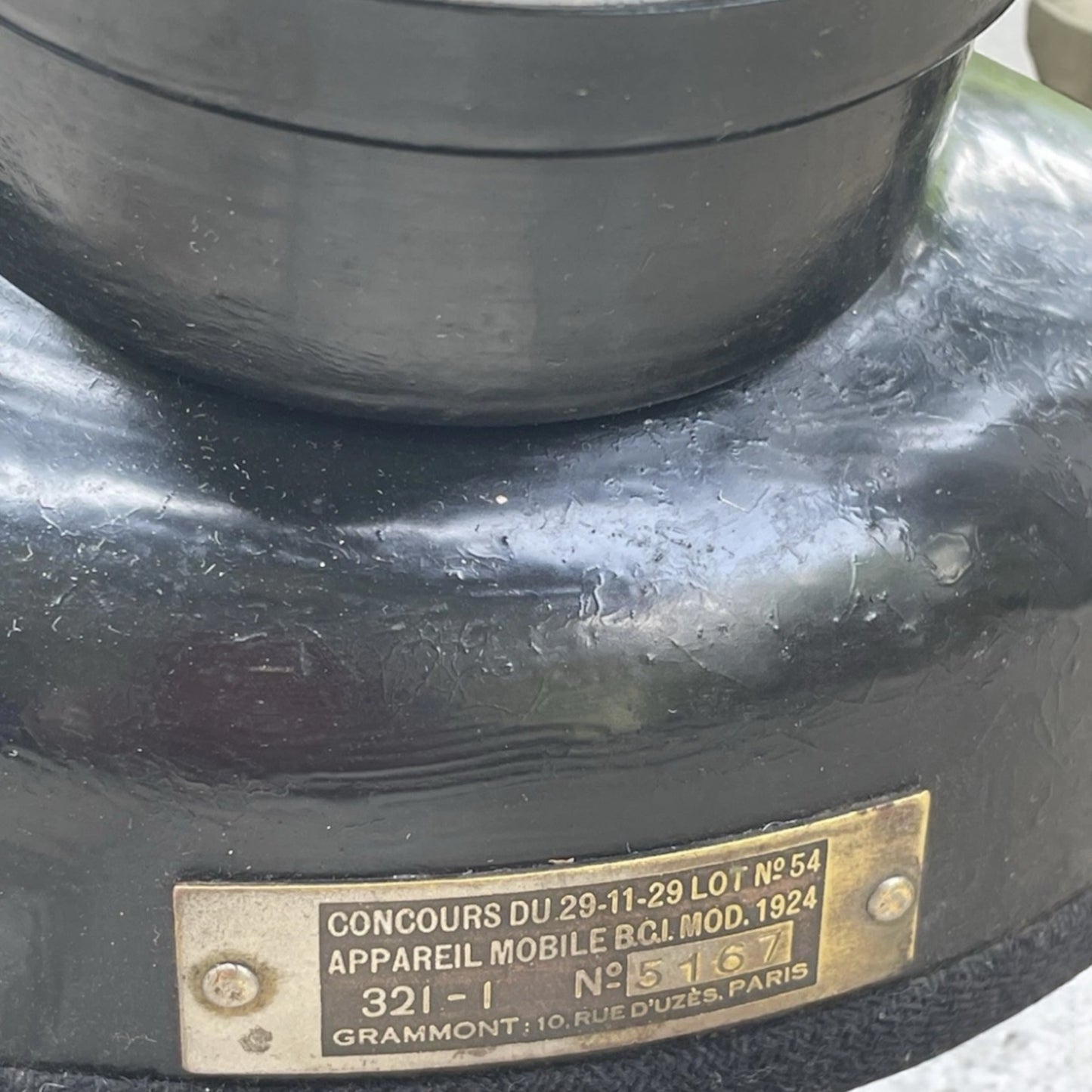 Telefono combinato anni ‘20 Grammont - Depaepe da ufficio