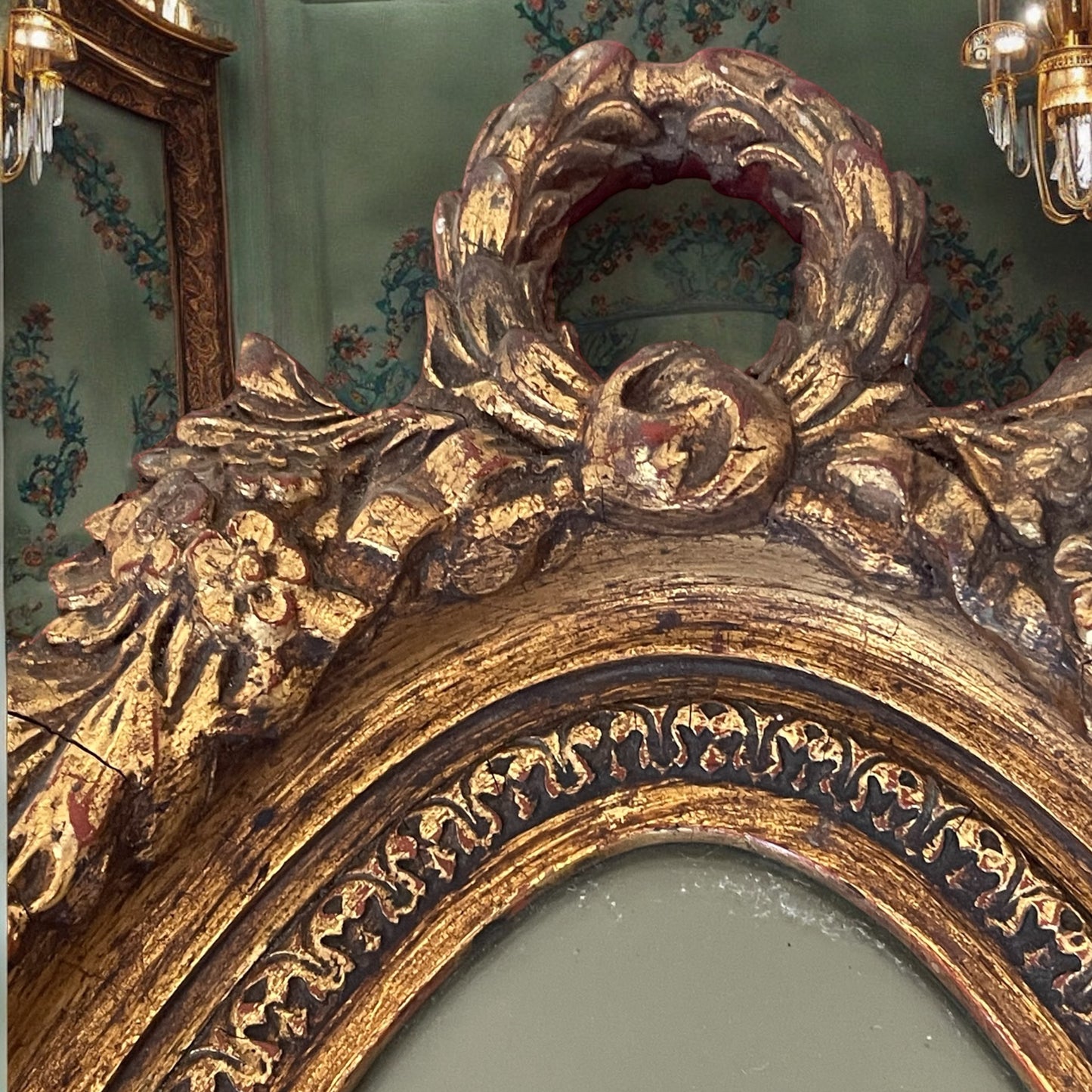 Antico dipinto ad olio in cornice coeva, Van Ros, fine ‘800 - primo ‘900