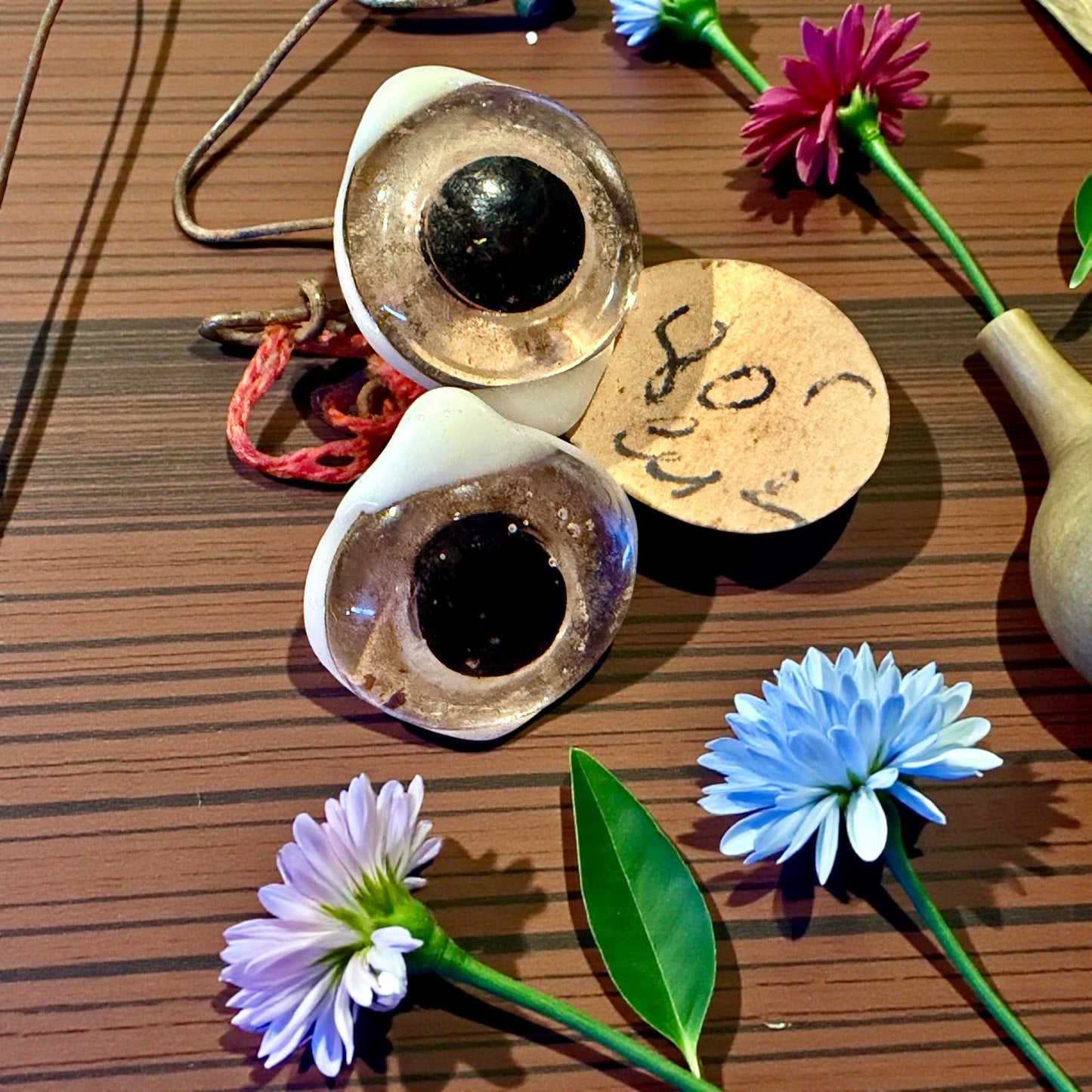 Set occhi di vetro per bambole e pupazzi, anni ‘20 - ‘30 da antico laboratorio