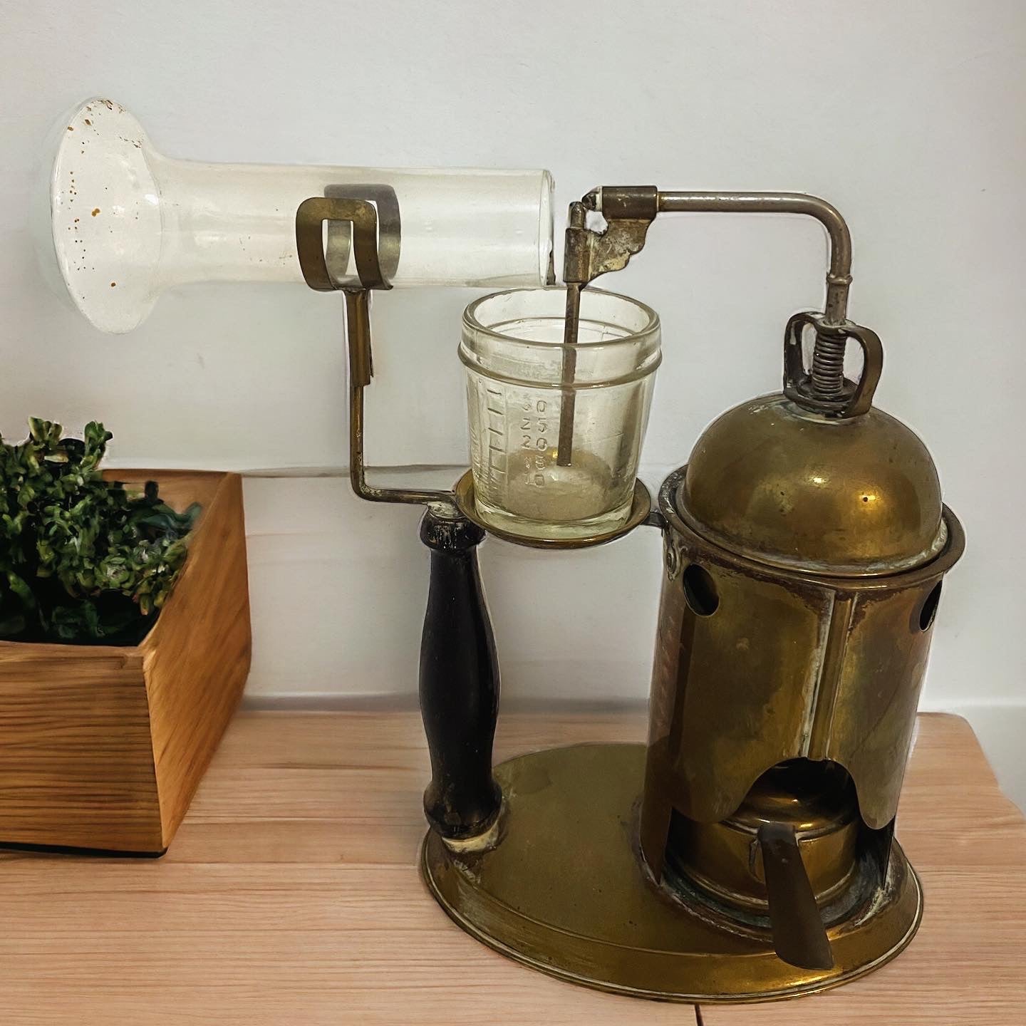 Antique steam inhaler from the 1930s