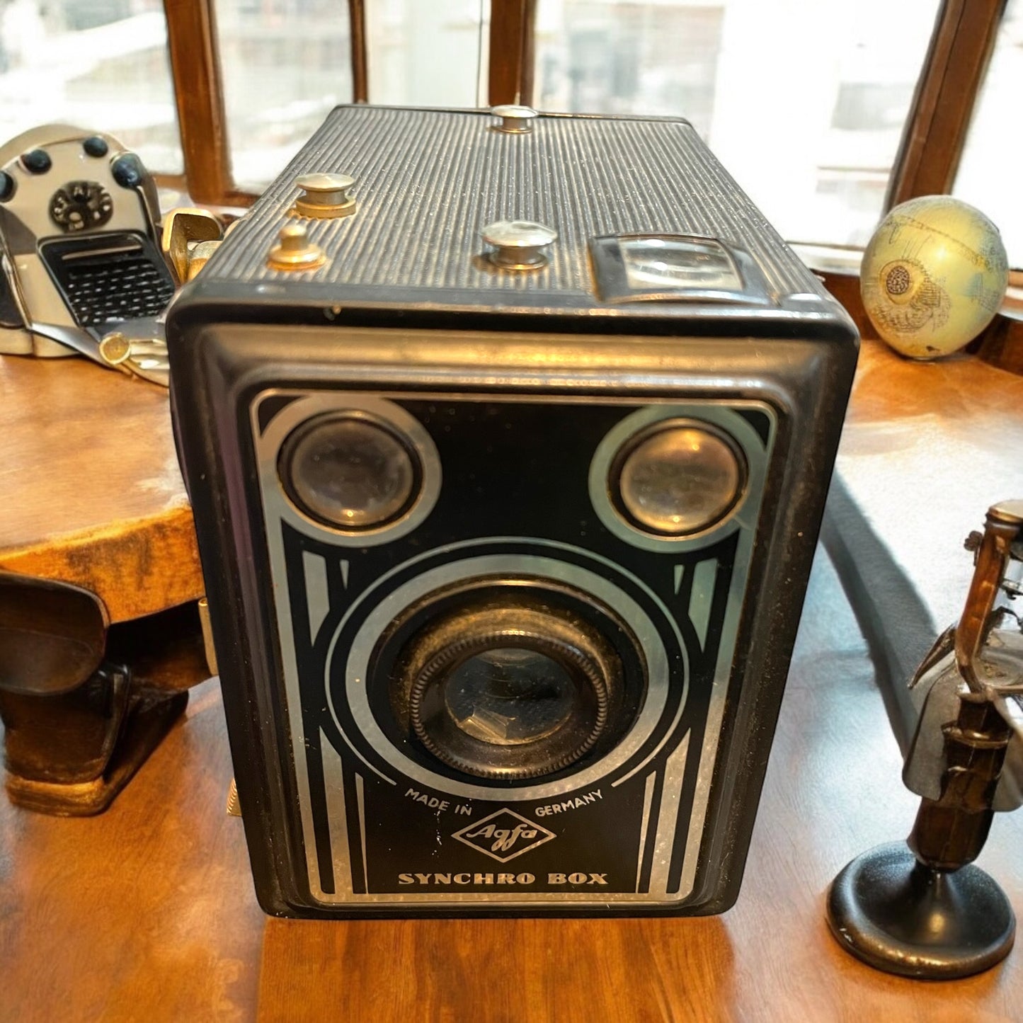 Agfa synchro box anni ‘50 fotocamera antica