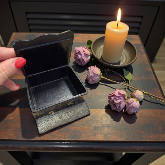 Antico Vesta Case in papier mâché Art Nouveau da casa