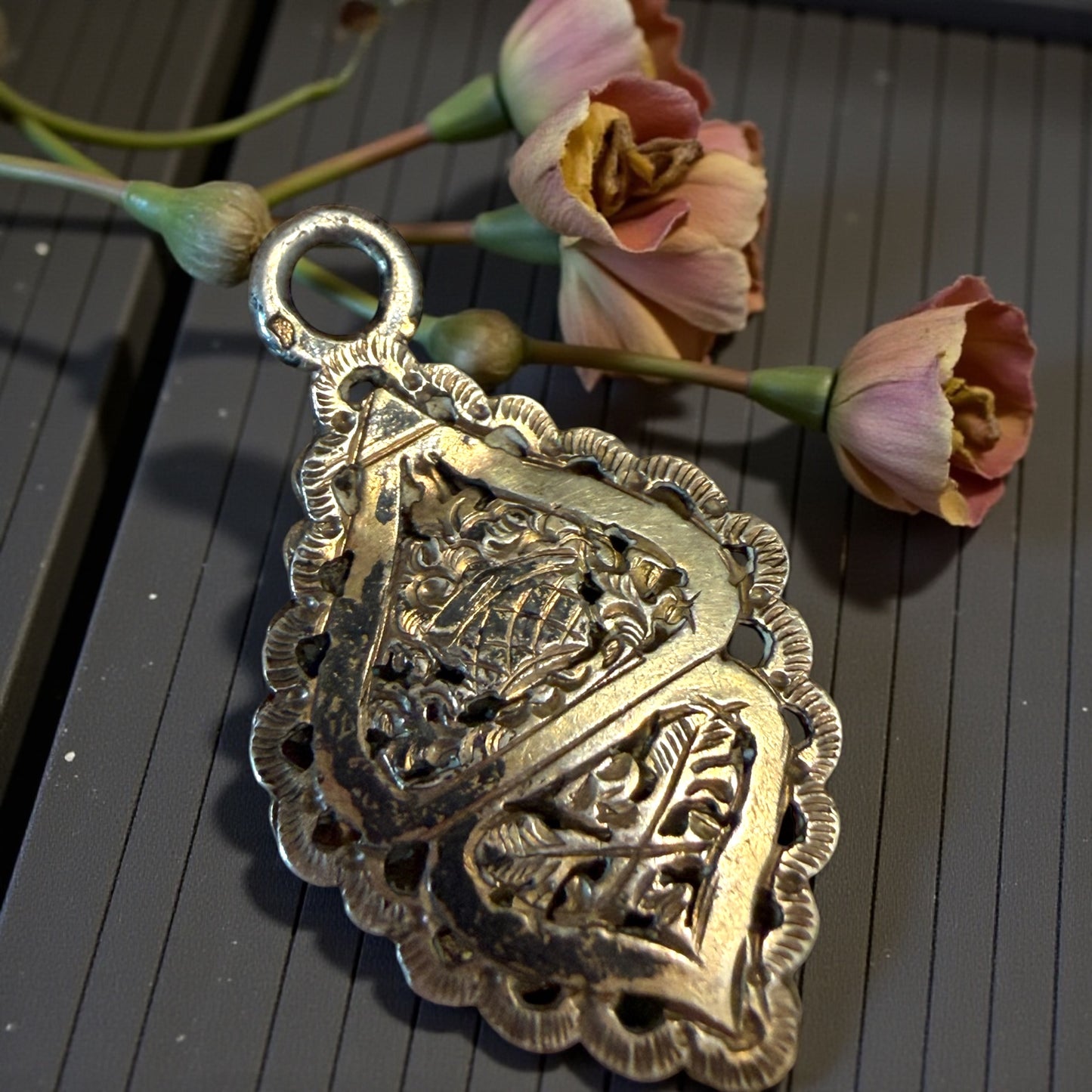 Sigillo antico in argento da incidere per ceralacca, fine ‘800 - primo ‘900