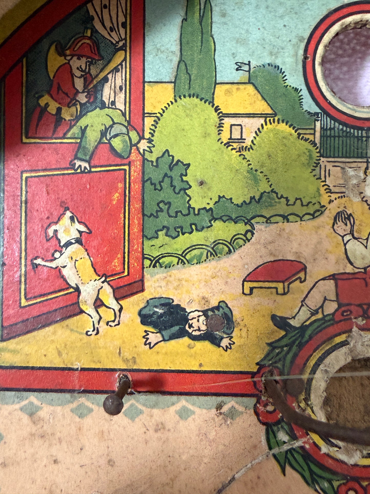 Antenato flipper, gioco da tavolo di abilità con biglia inclusa e molla di lancio