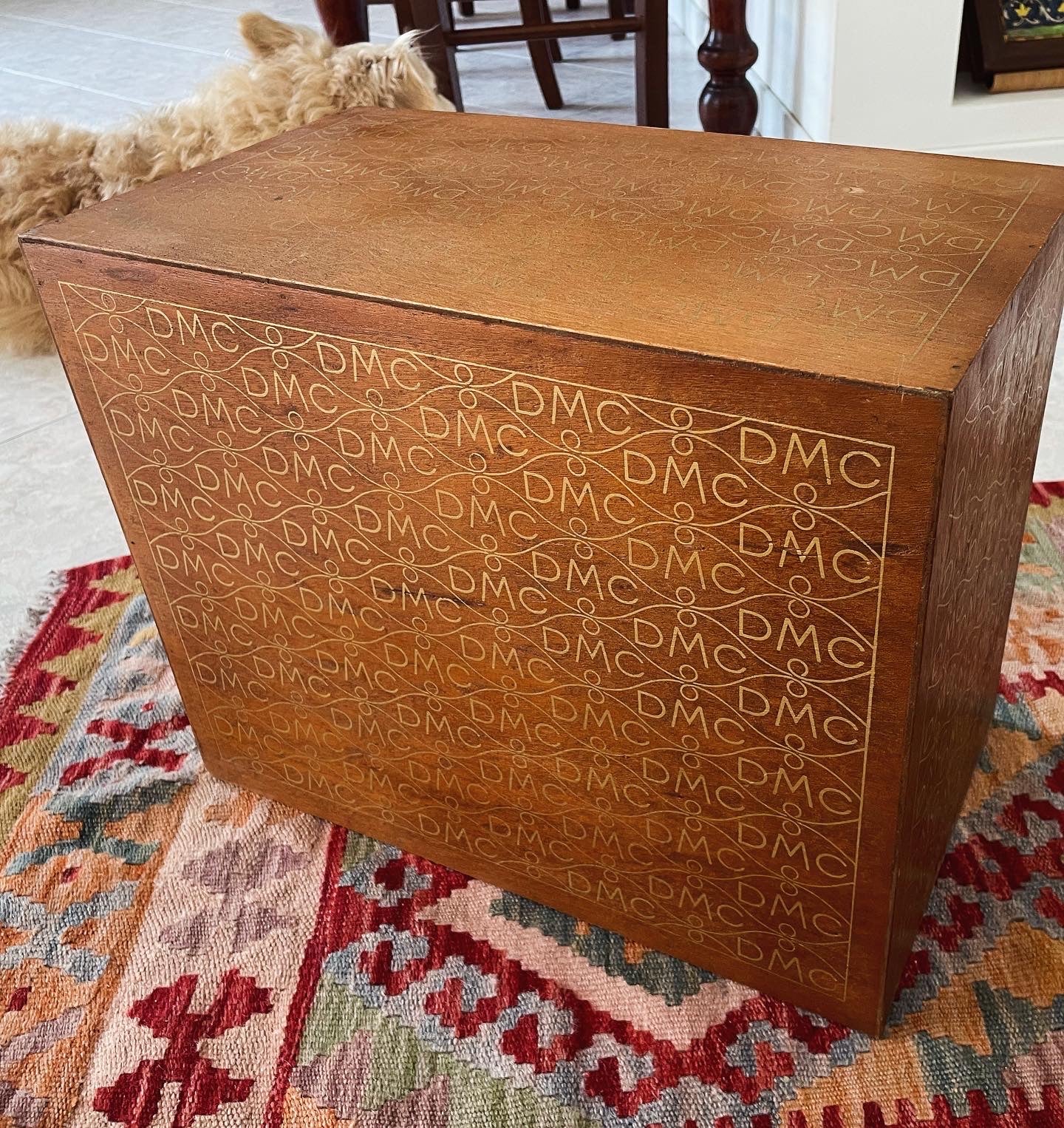 Antique DMC haberdashery chest of drawers