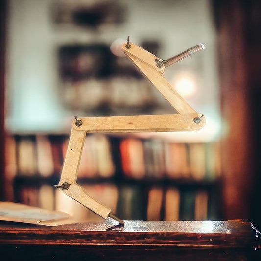 Grande compasso didattico da lavagna, anni ‘50