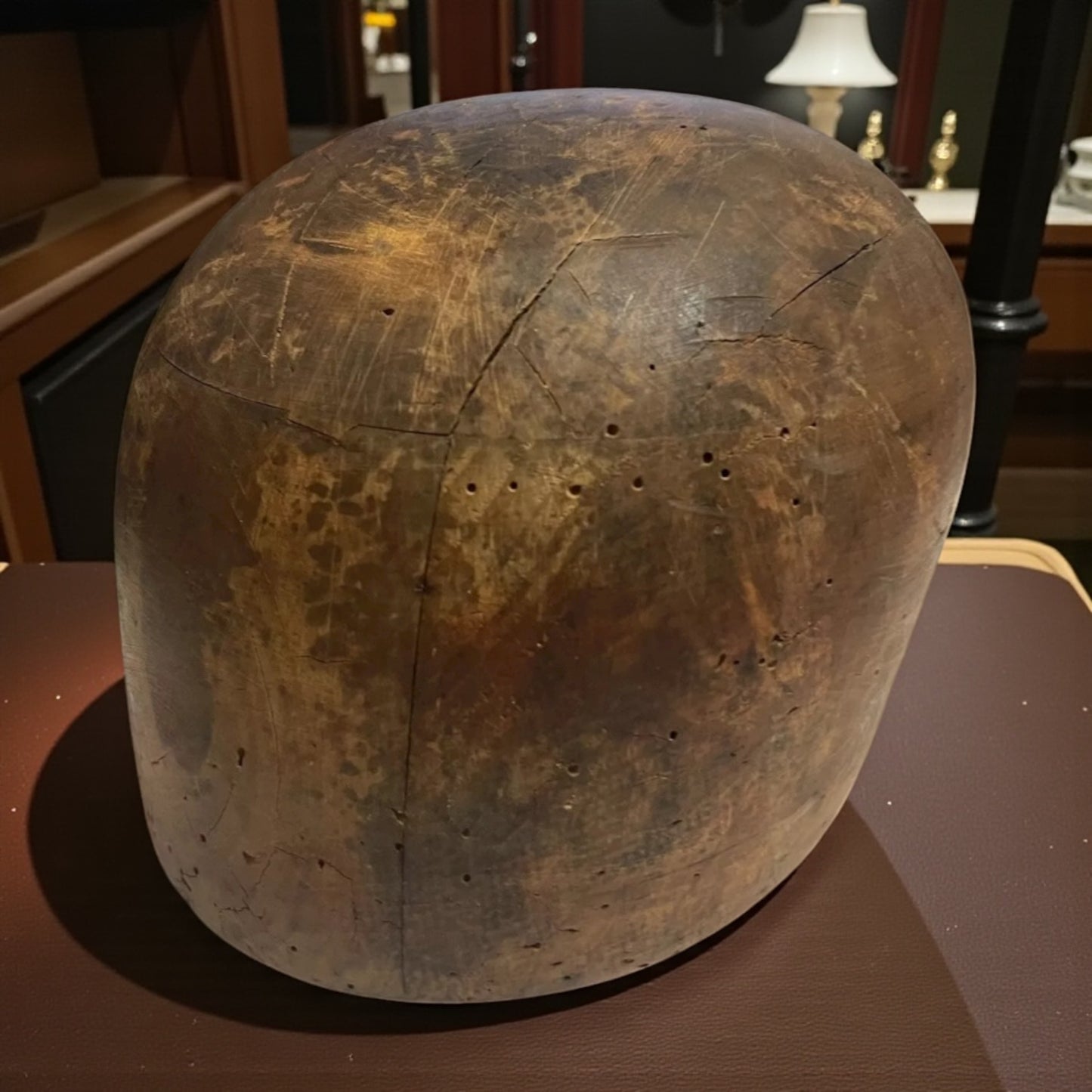 Antica forma da cappello da modisteria Belga, primo ‘900