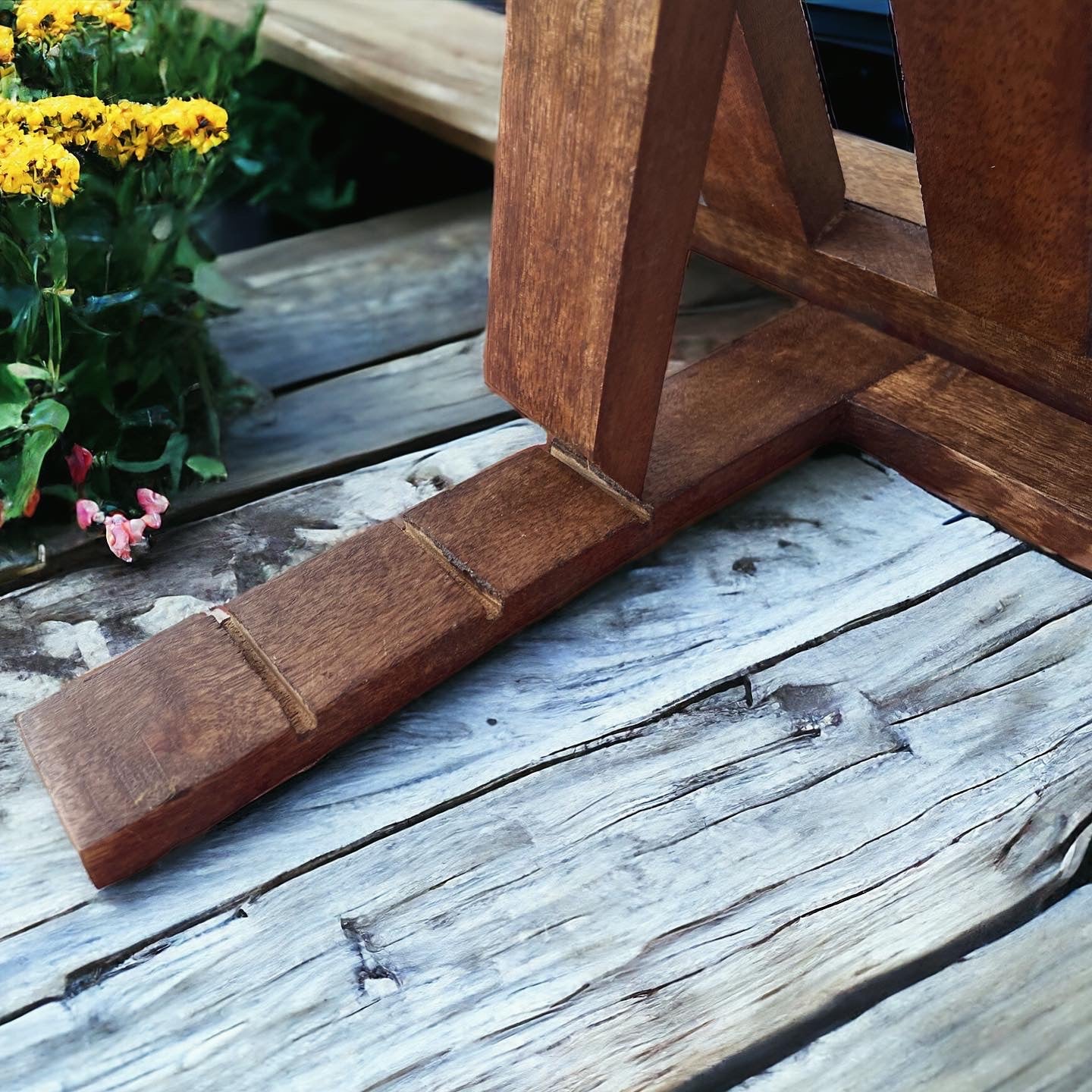 Vintage wooden lectern