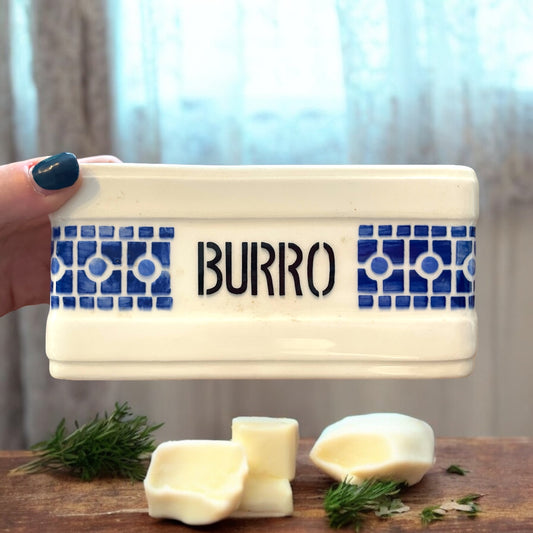 Porta burro da tavola in ceramica, Art déco, ca anni ‘20 - ‘30