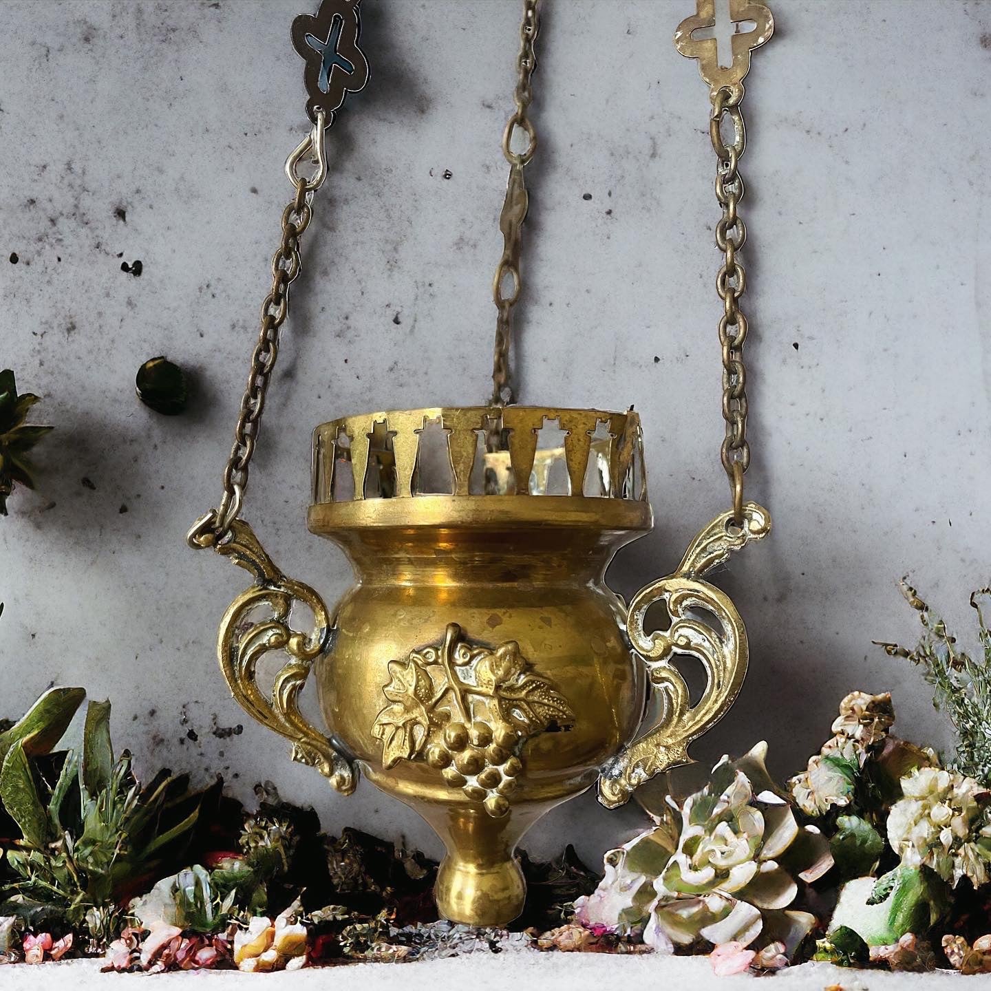 Sacred brass thurible ￼