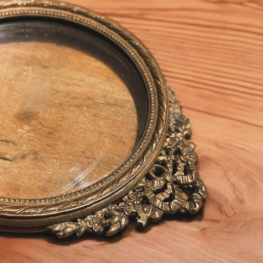 Antique worked magnifying glass