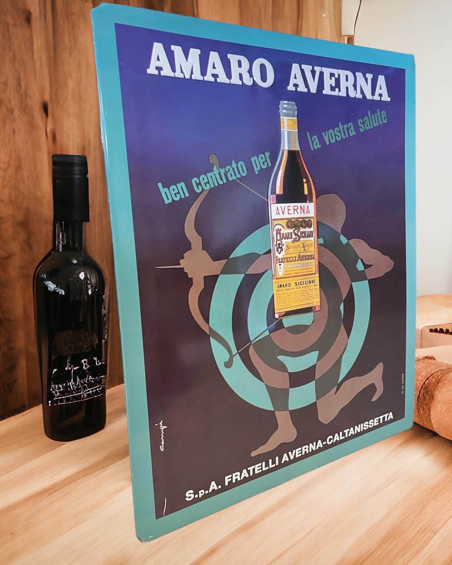 Insegna Amaro Averna anni 90