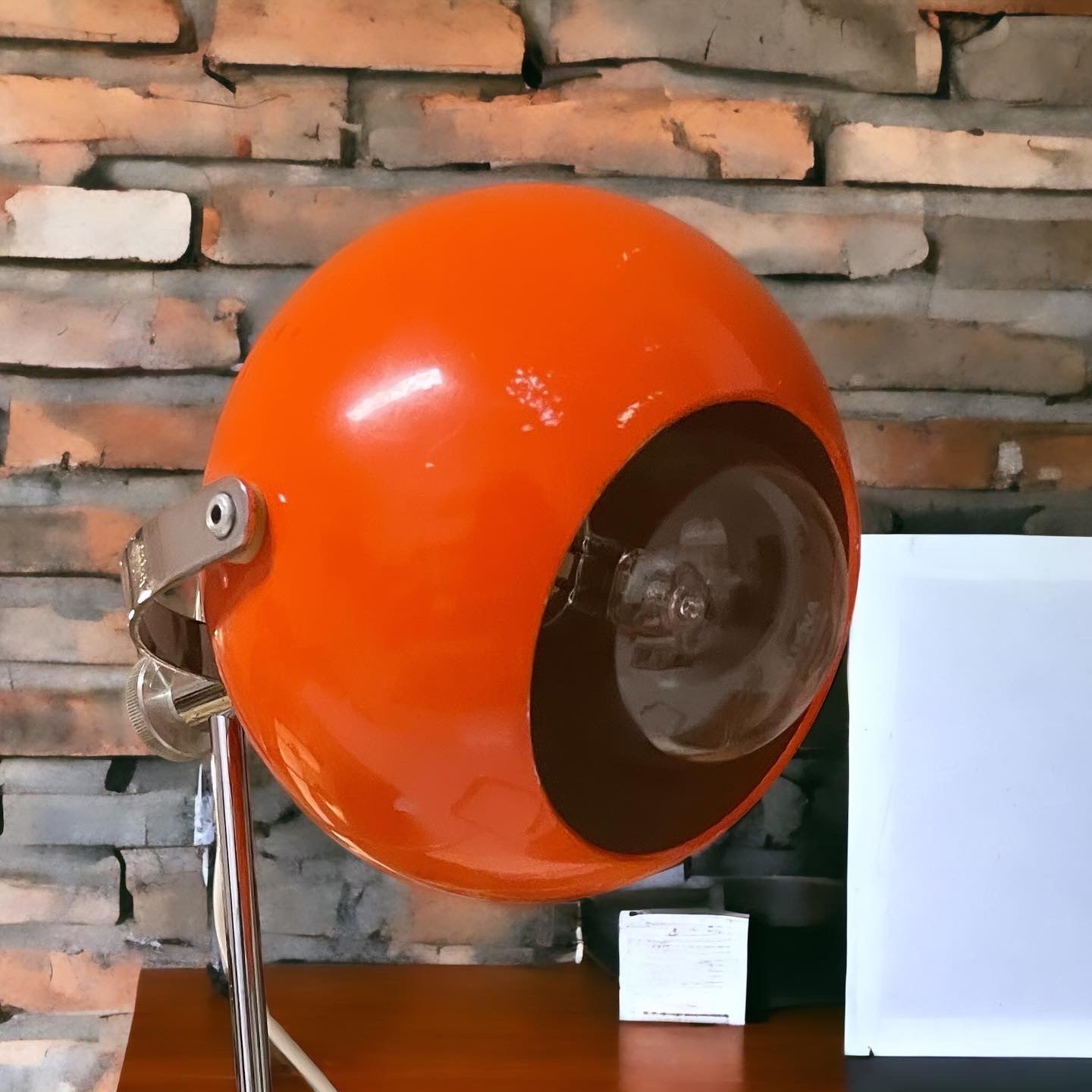 Mid-century stem lamp