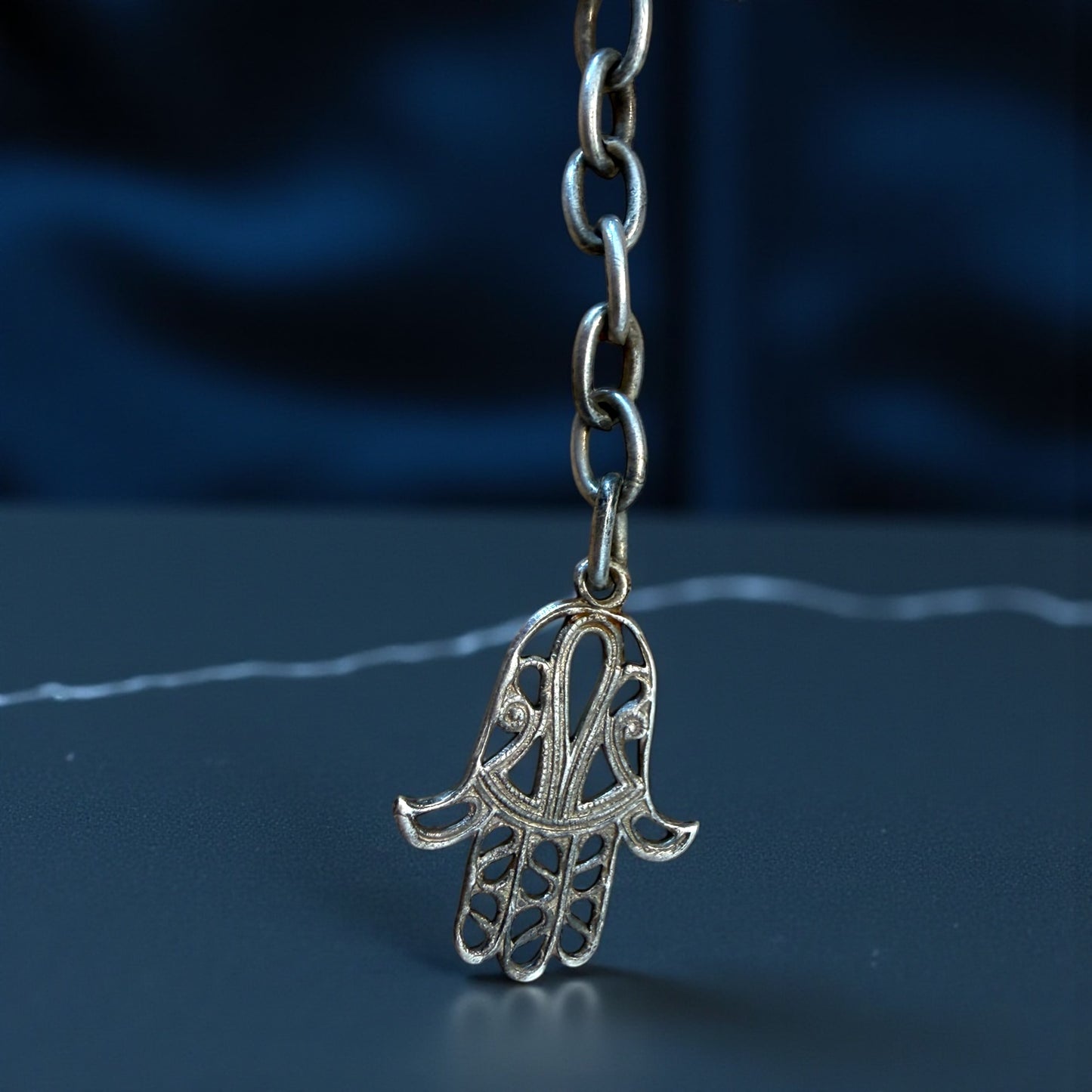 Bracciale orientale, placcato argento con Mano di Fatima