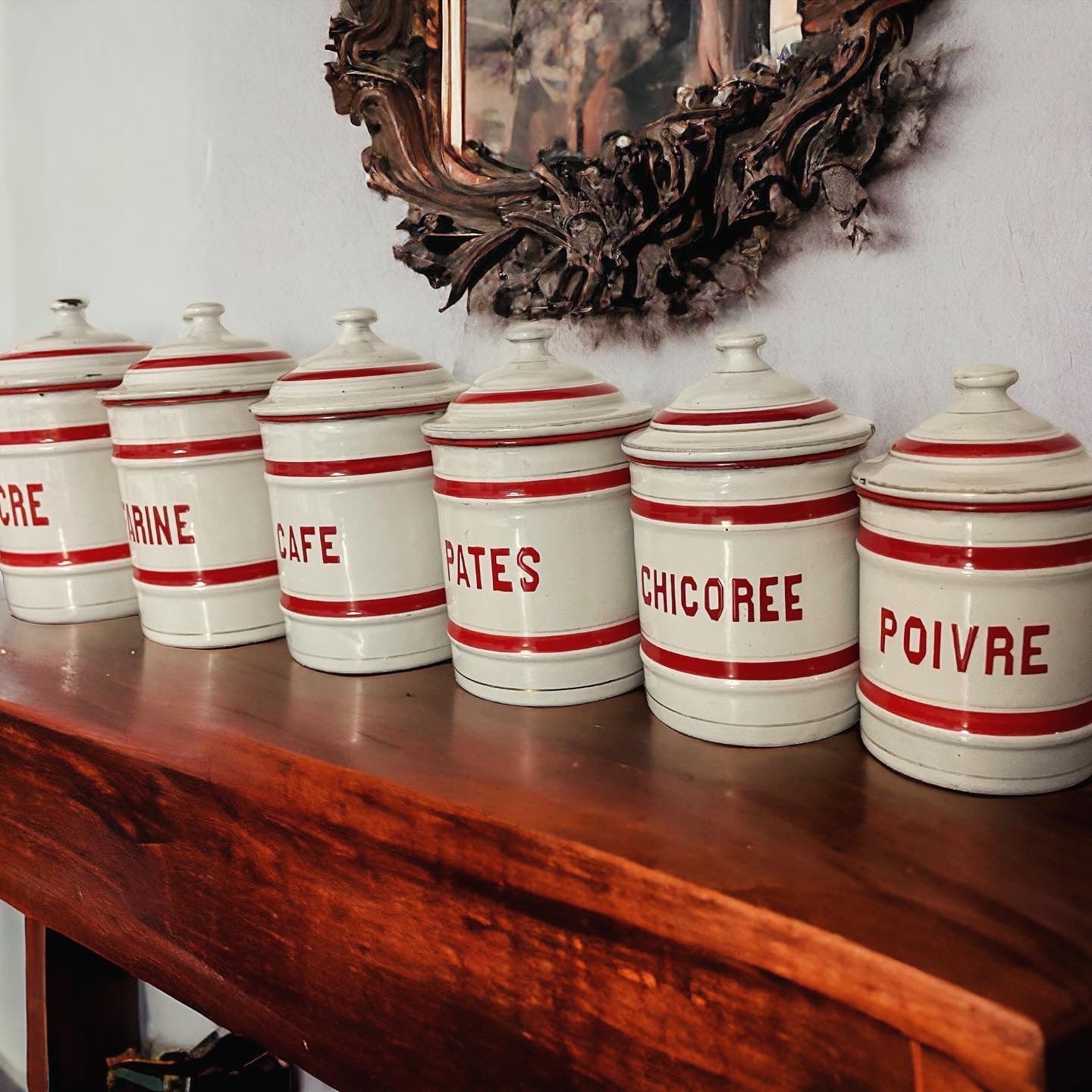 Enamelled vases from the 30s