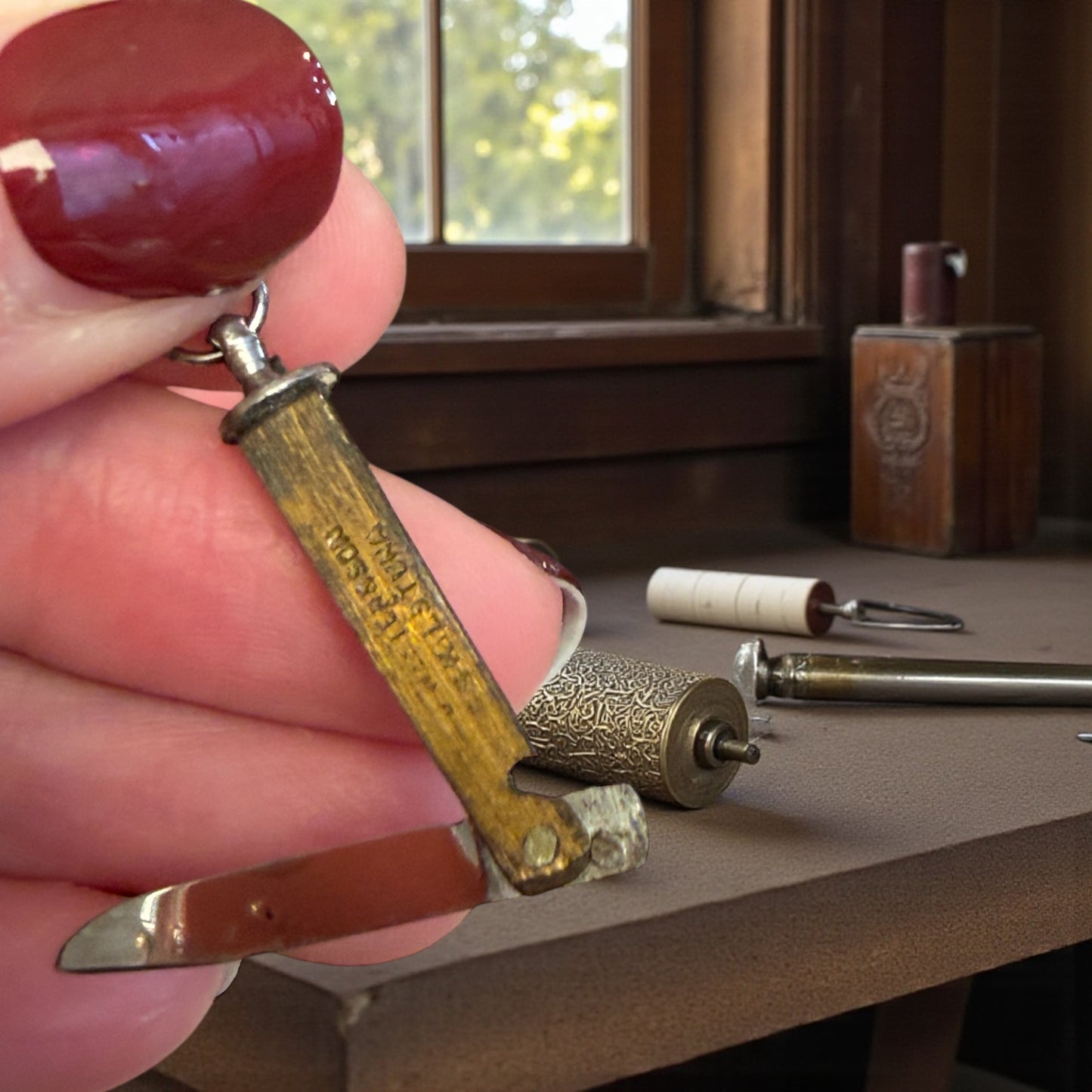 Fob tool da Chatelaine o da catena da panciotto, fine ‘800, lama Ericsson