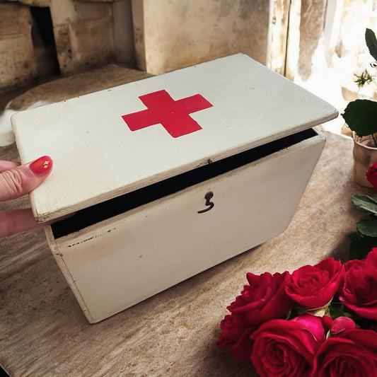 Old first aid medical box