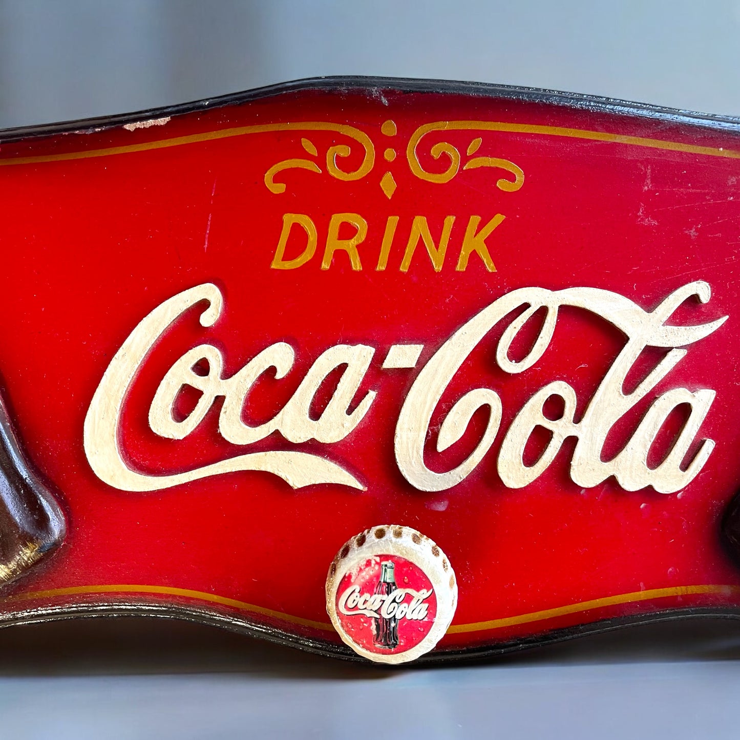 Appendiabiti Attaccapanni Coca-Cola in legno