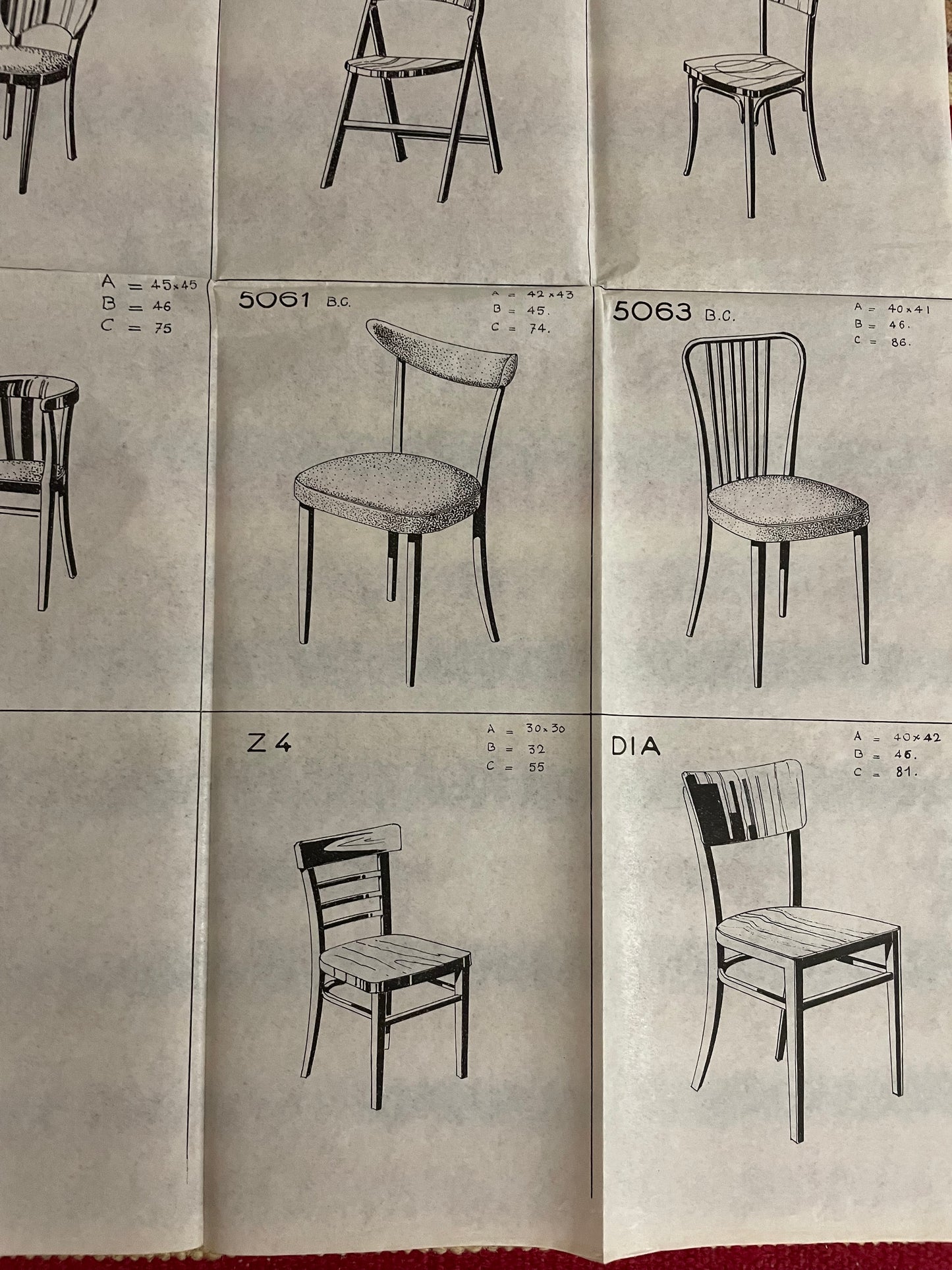 Tavola pieghevole Thonet anni 30 - 50 pezzo raro