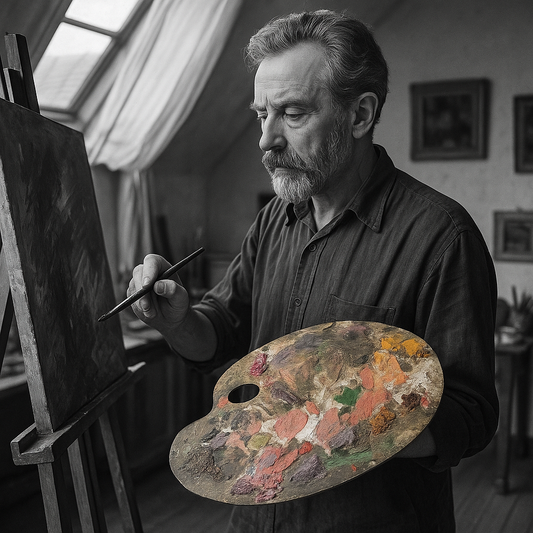 Grande tavolozza pittore primo ‘900