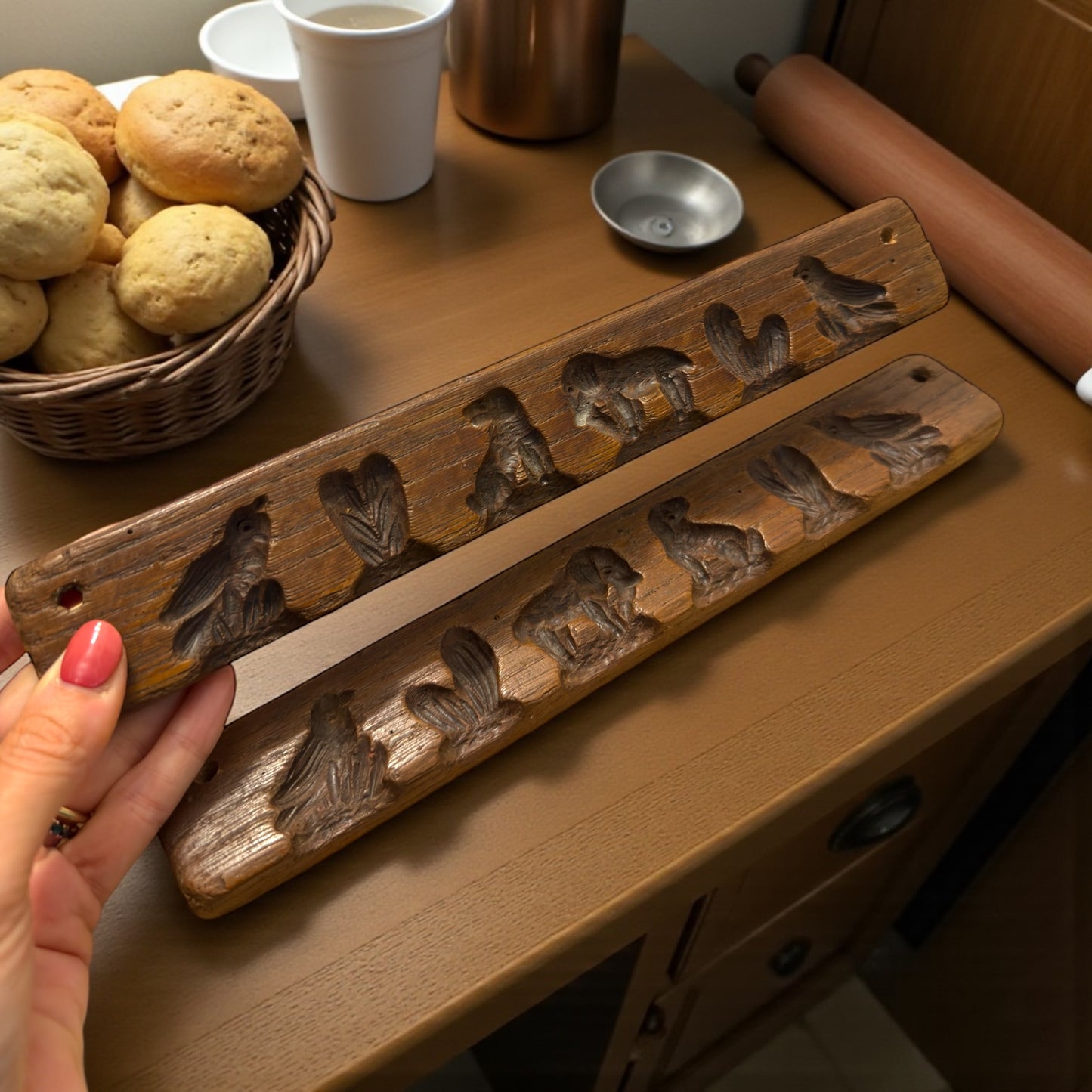 Coppia stampi per biscotti olandesi di San Nicola, primo ‘900