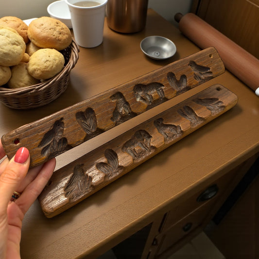 Coppia stampi per biscotti olandesi di San Nicola, primo ‘900