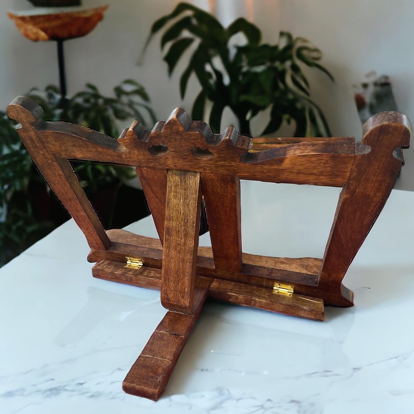 Vintage wooden lectern