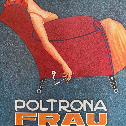 Nanni Frau armchair poster