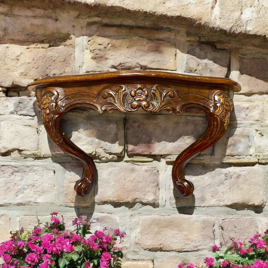 Mensola piccola console da parete, resina, anni ‘60 ca